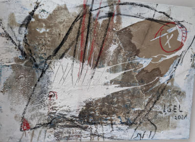 IGEL - Acryl auf Leinwand - 70x50cm